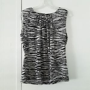 Calvin Klein Zebra print Sleeveless Top